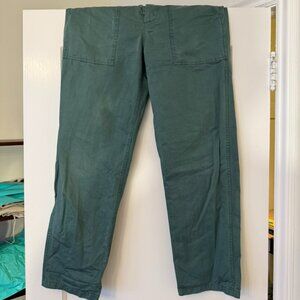 Madewell Fatigue 32x34 Green pants